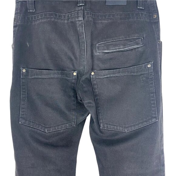 Philippe Dubuc Men's Black Slim Straight Leg Denim Jeans US 32 - Picture 5 of 11